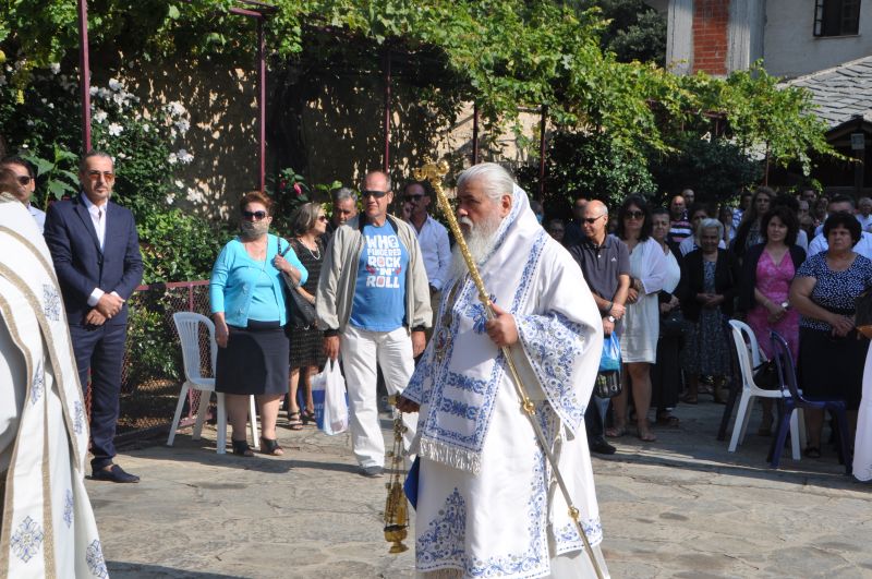 Πανήγυρις τῆς Κοιμήσεως τῆς Ὑπεραγίας Θεοτόκου στήν Ἱερά Μονή Εἰκοσιφοινίσσης